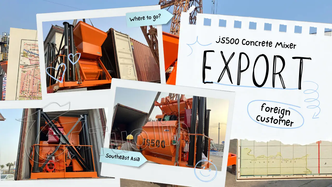 JS500 concrete mixer
