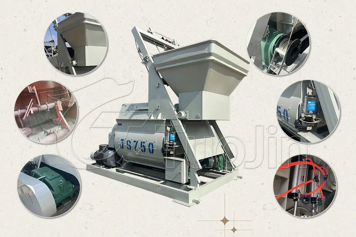 JS750 concrete mixer