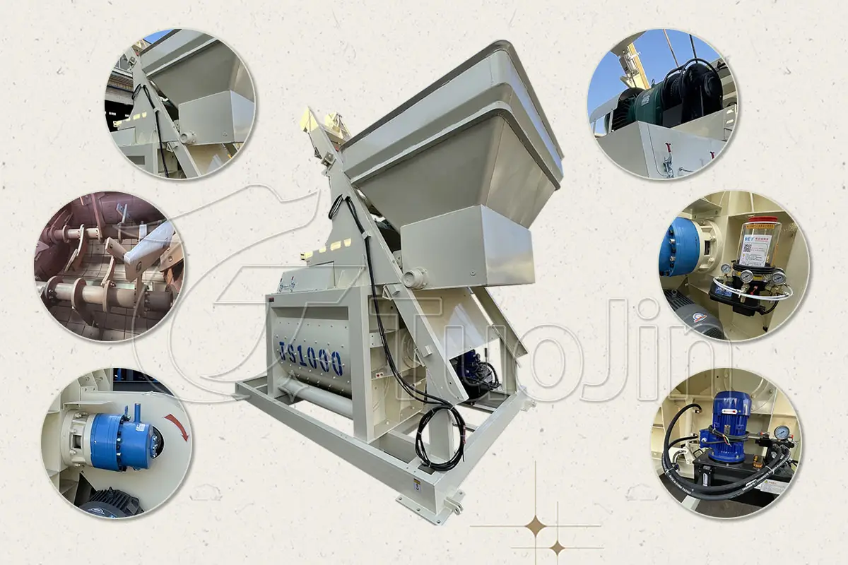 JS1000 Concrete Mixer(图1)