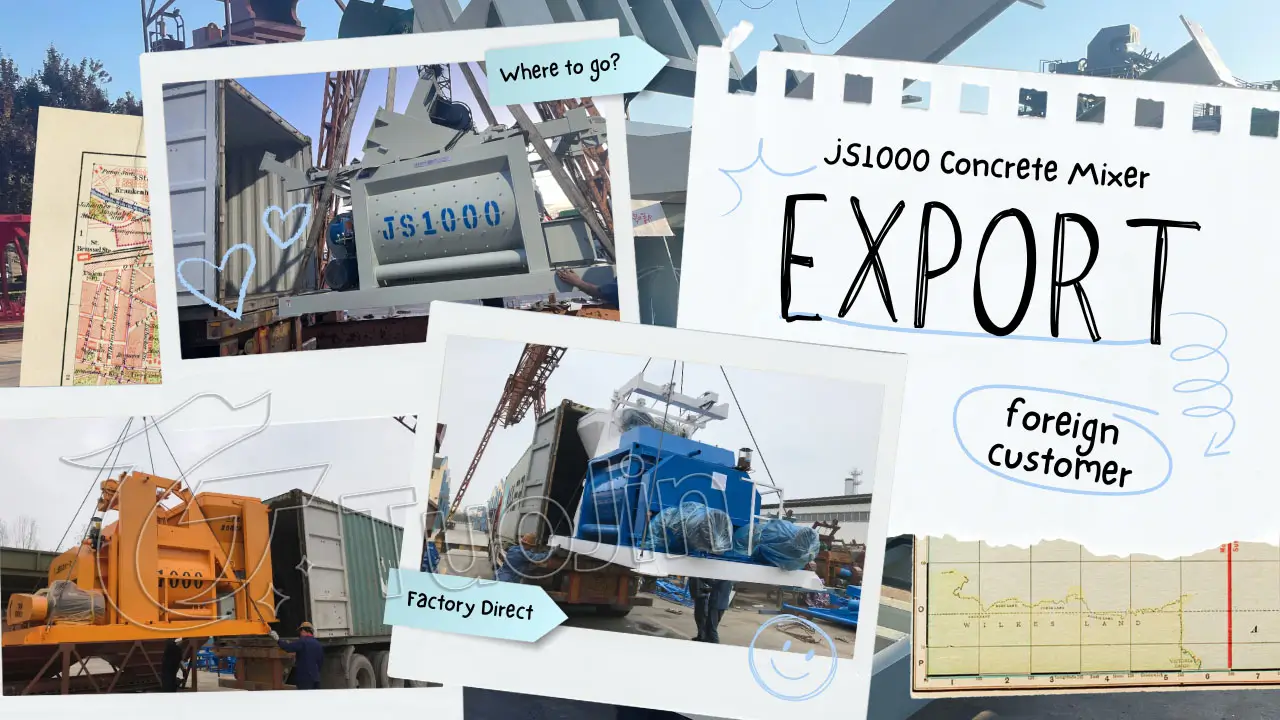 JS1000 Concrete Mixer(图4)