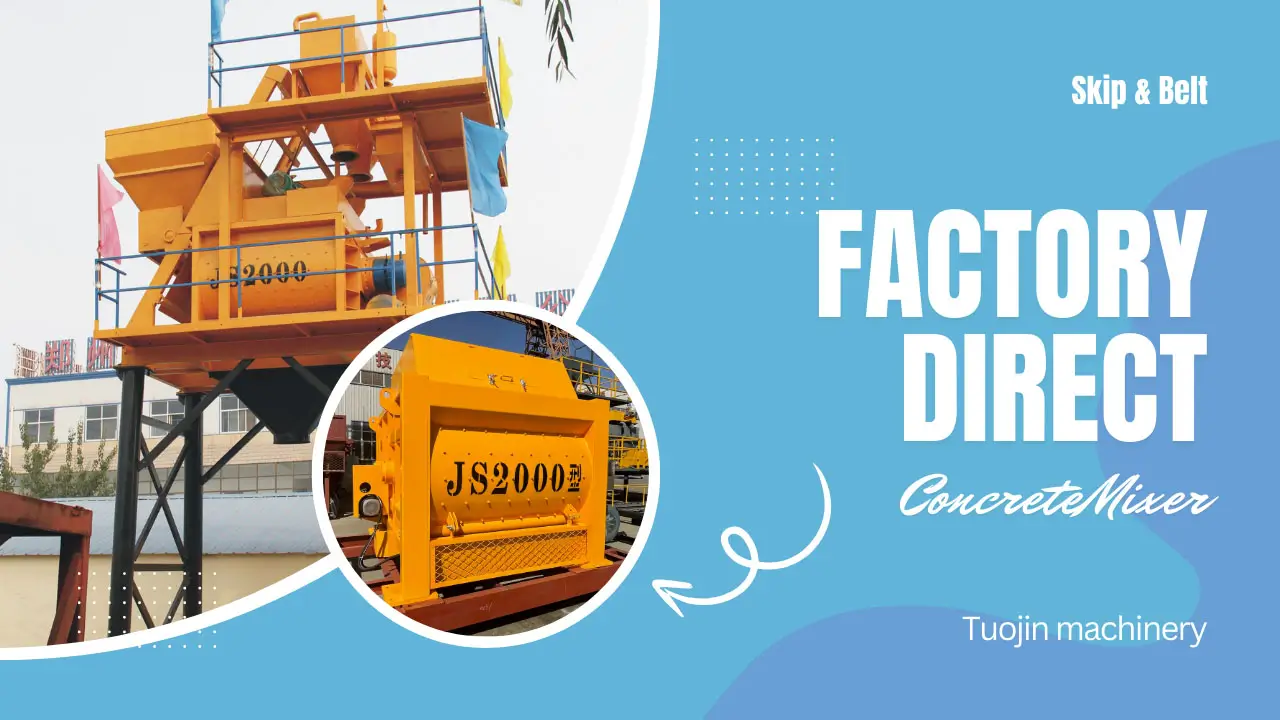 JS2000 concrete mixer