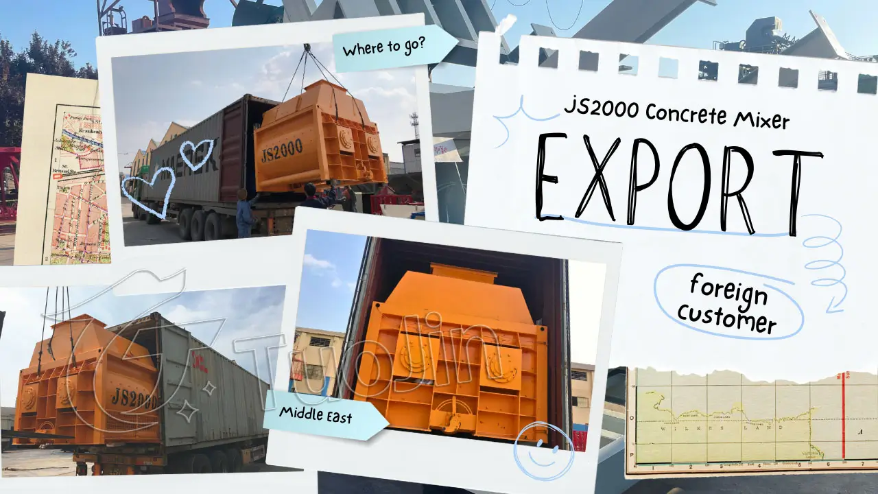 JS2000 concrete mixer