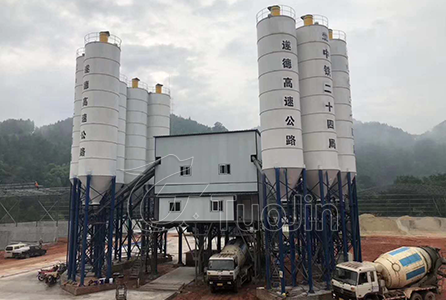 HZS180 Concrete Batching Plant