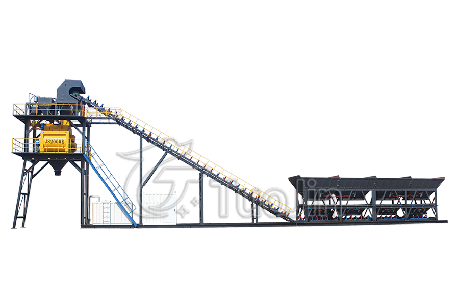 MHZS120 Foundation-Free Concrete Batching Plant