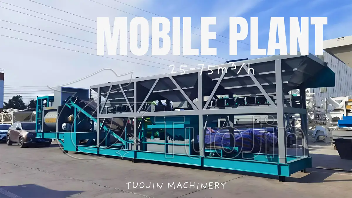 what are mobile concrete batch plants