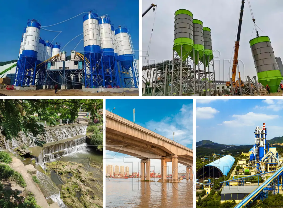 main applications of cement silo