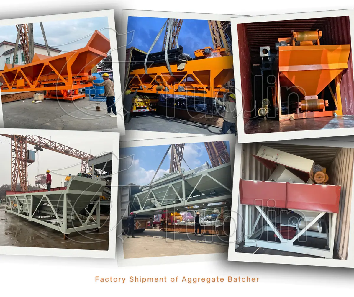 factory delivery of aggregate batcher
