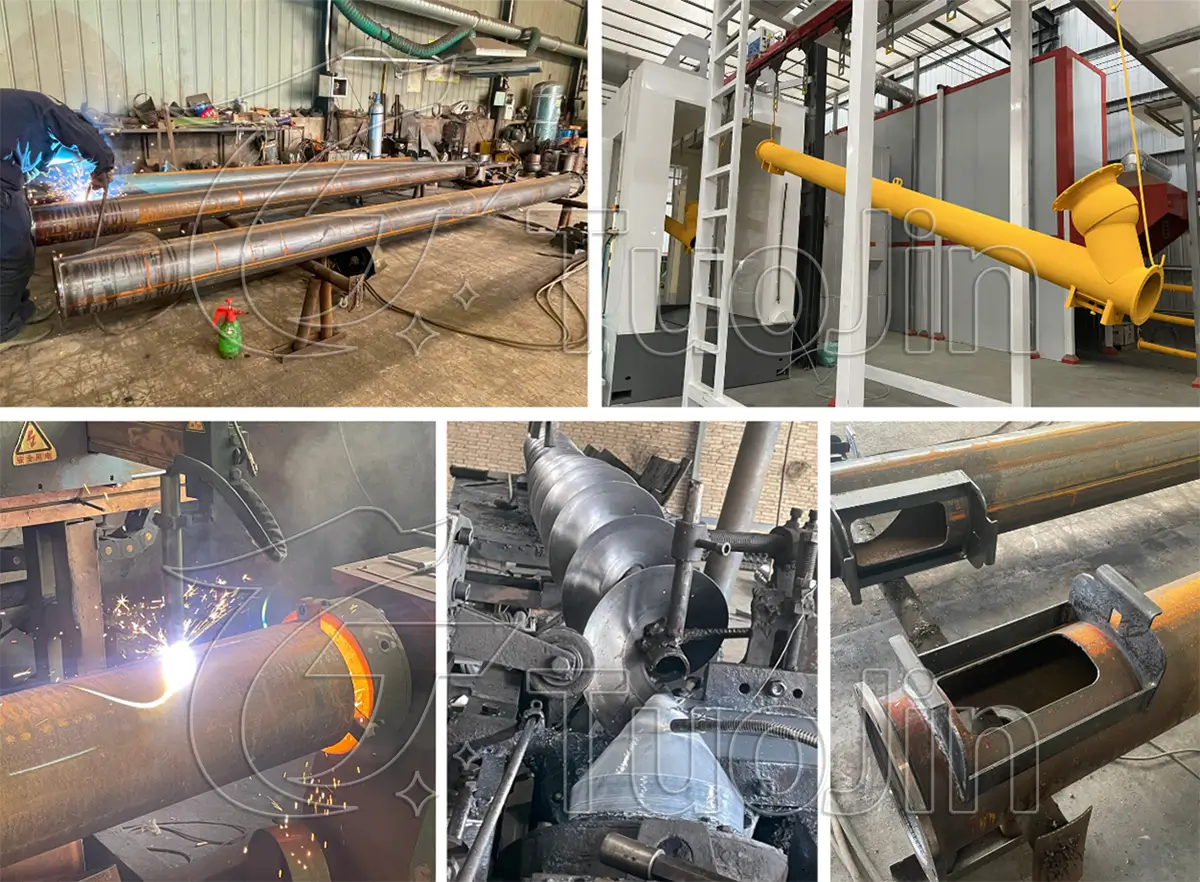customized screw conveyor
