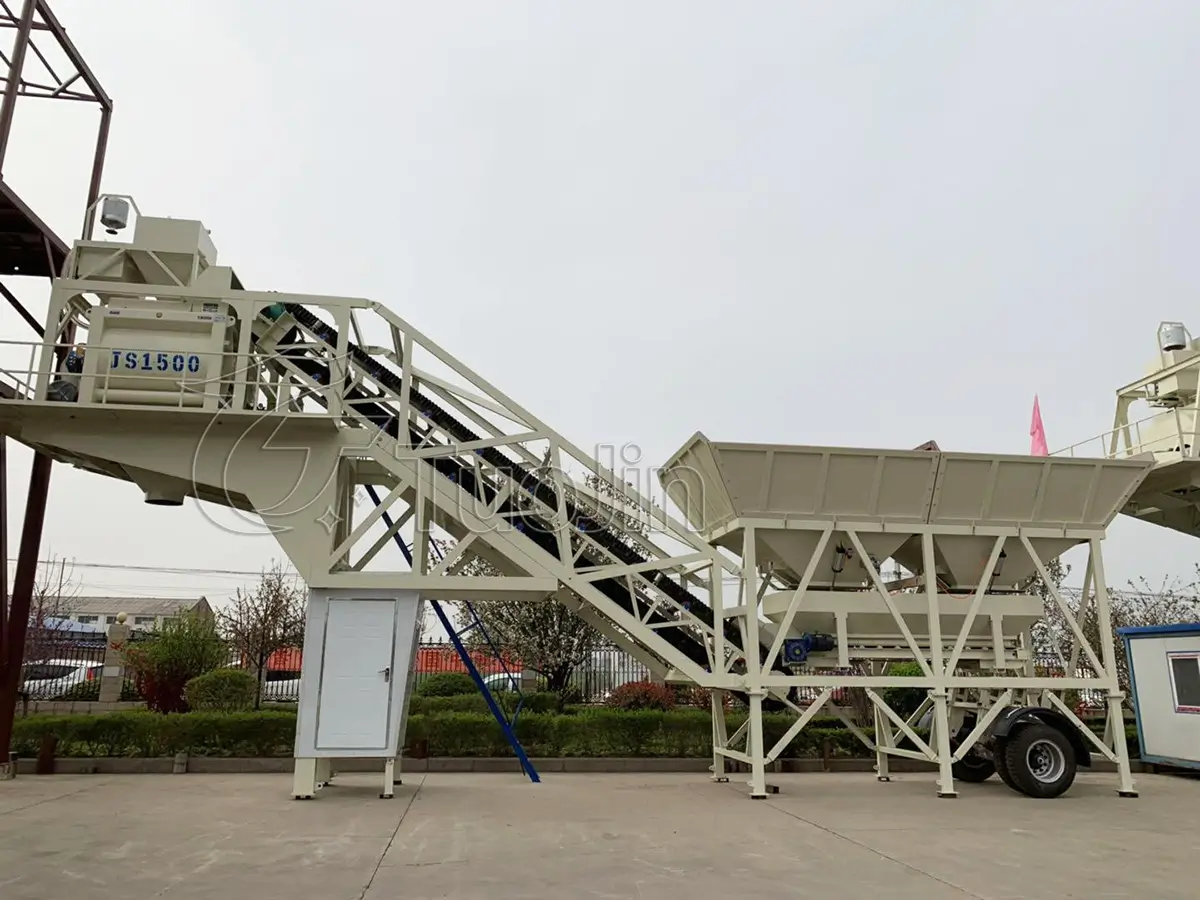mobile concrete batching plant