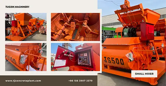 China JS500 Automatic Forced Concrete Mixer Is A Hot-selling Export Product