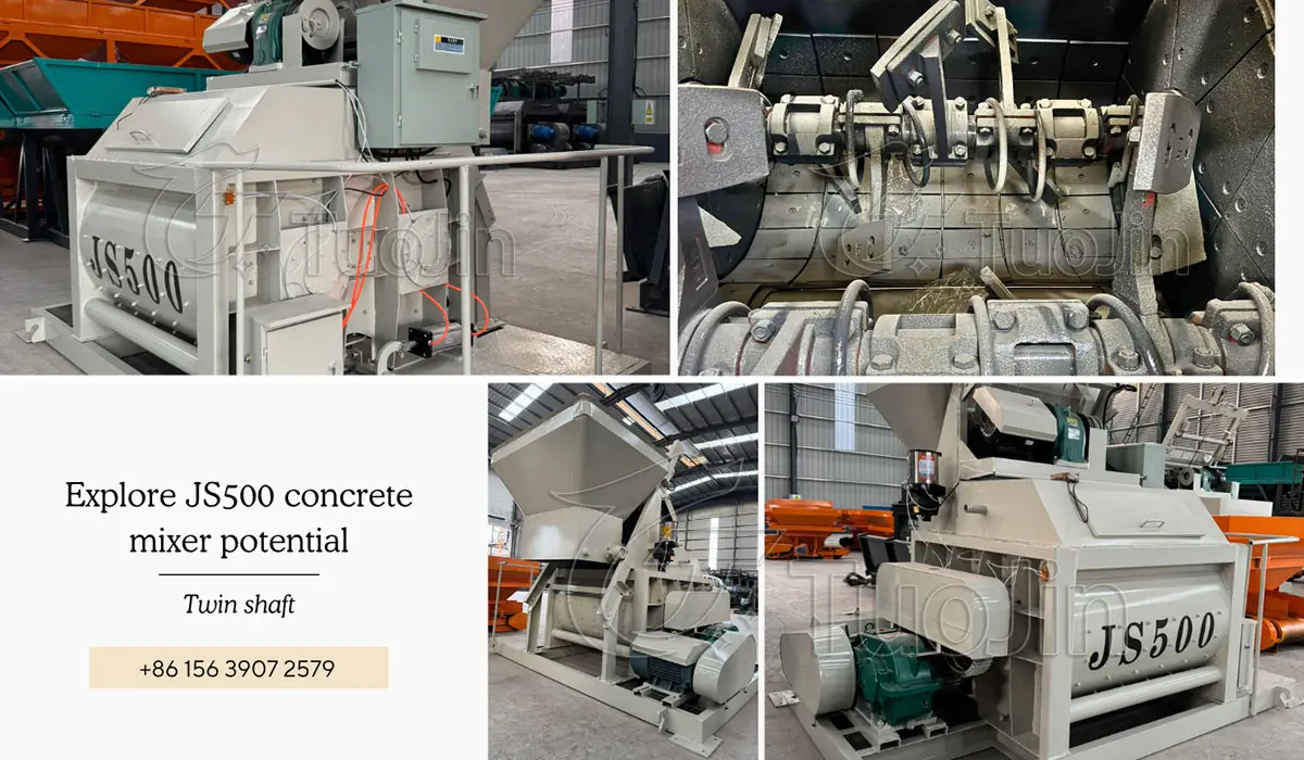 js500 concrete mixer