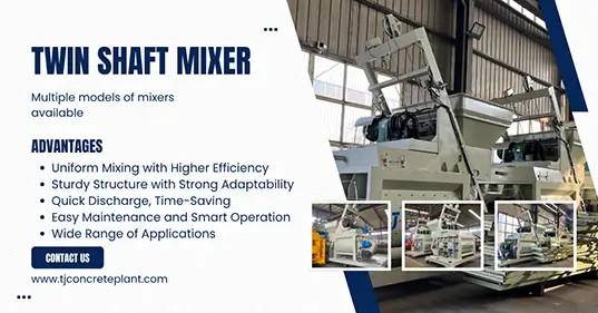 What is a Twin Shaft Concrete Mixer? How to Choose the Right Model?
