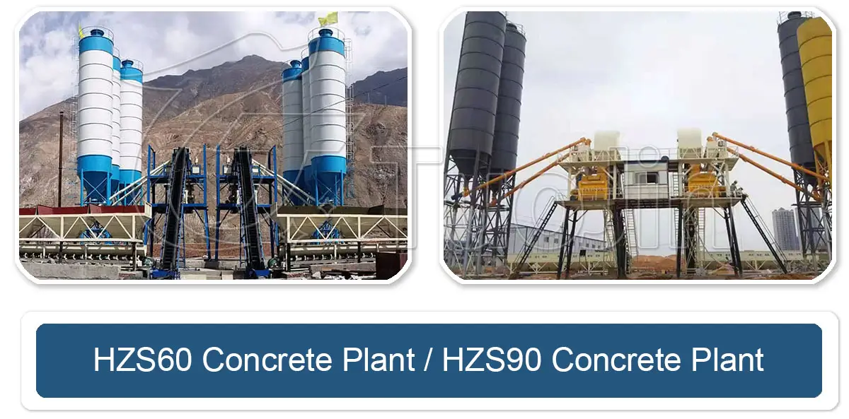 HZS60 concrete plant/HZS90 concrete plant