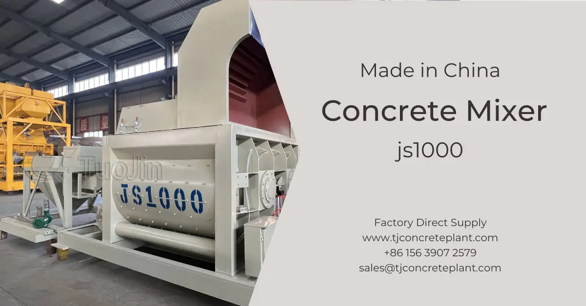 js1000 concrete mixer