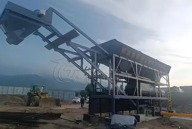 WBZ500 Stabilized Soil Mixing Plant On-Site Installation and Test Run